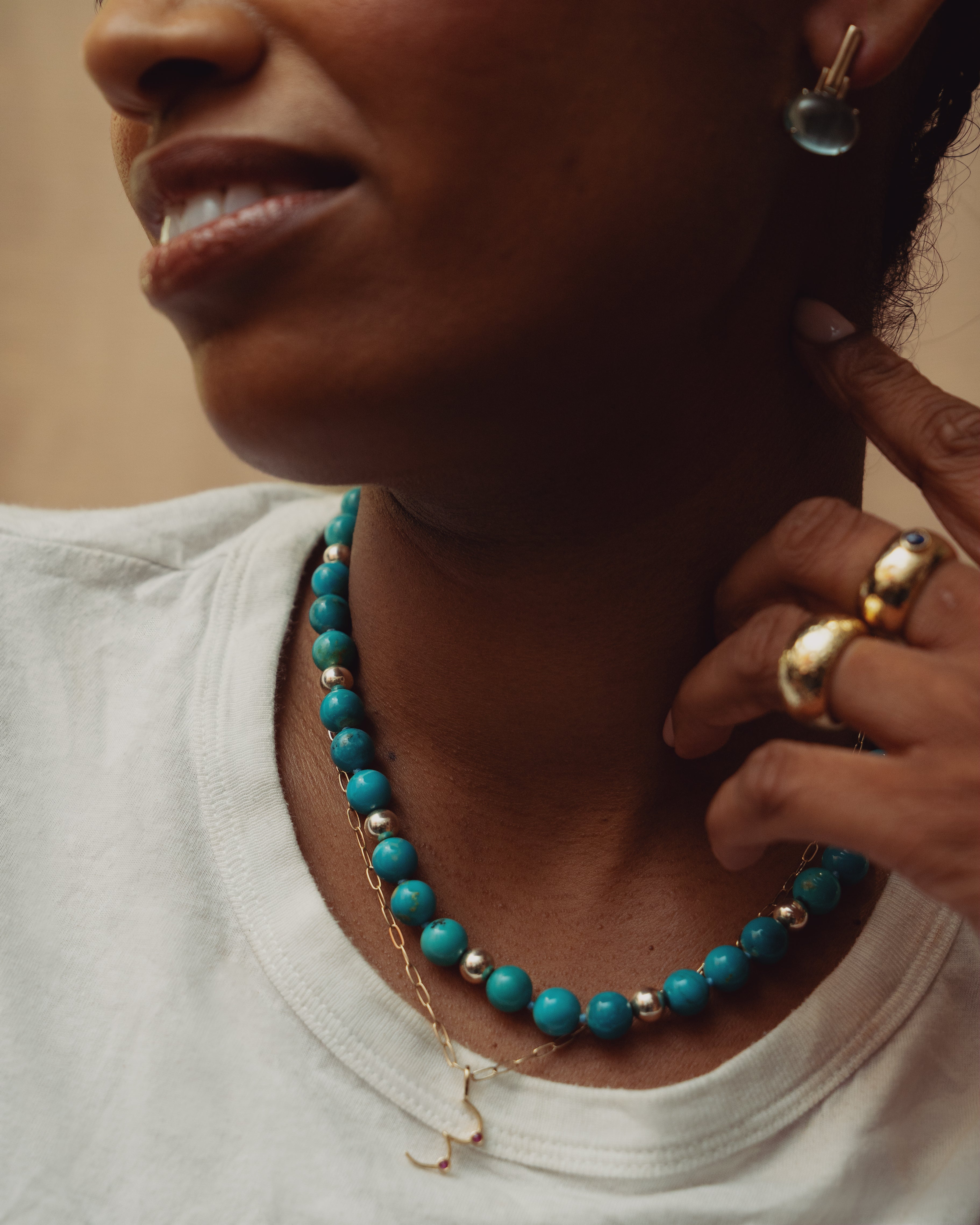 Turquoise Silver Necklace