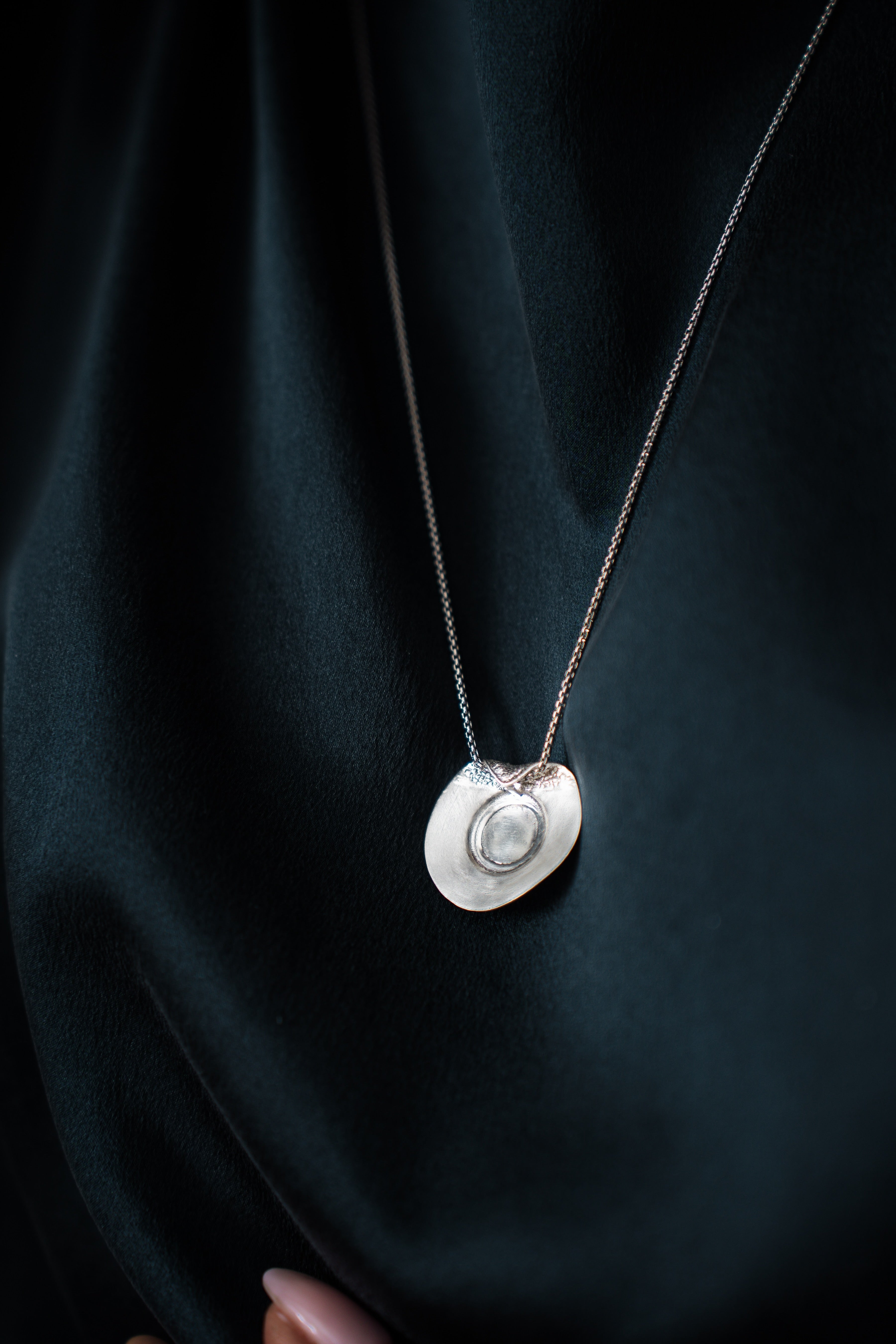 The Fold Necklace – Sterling Silver