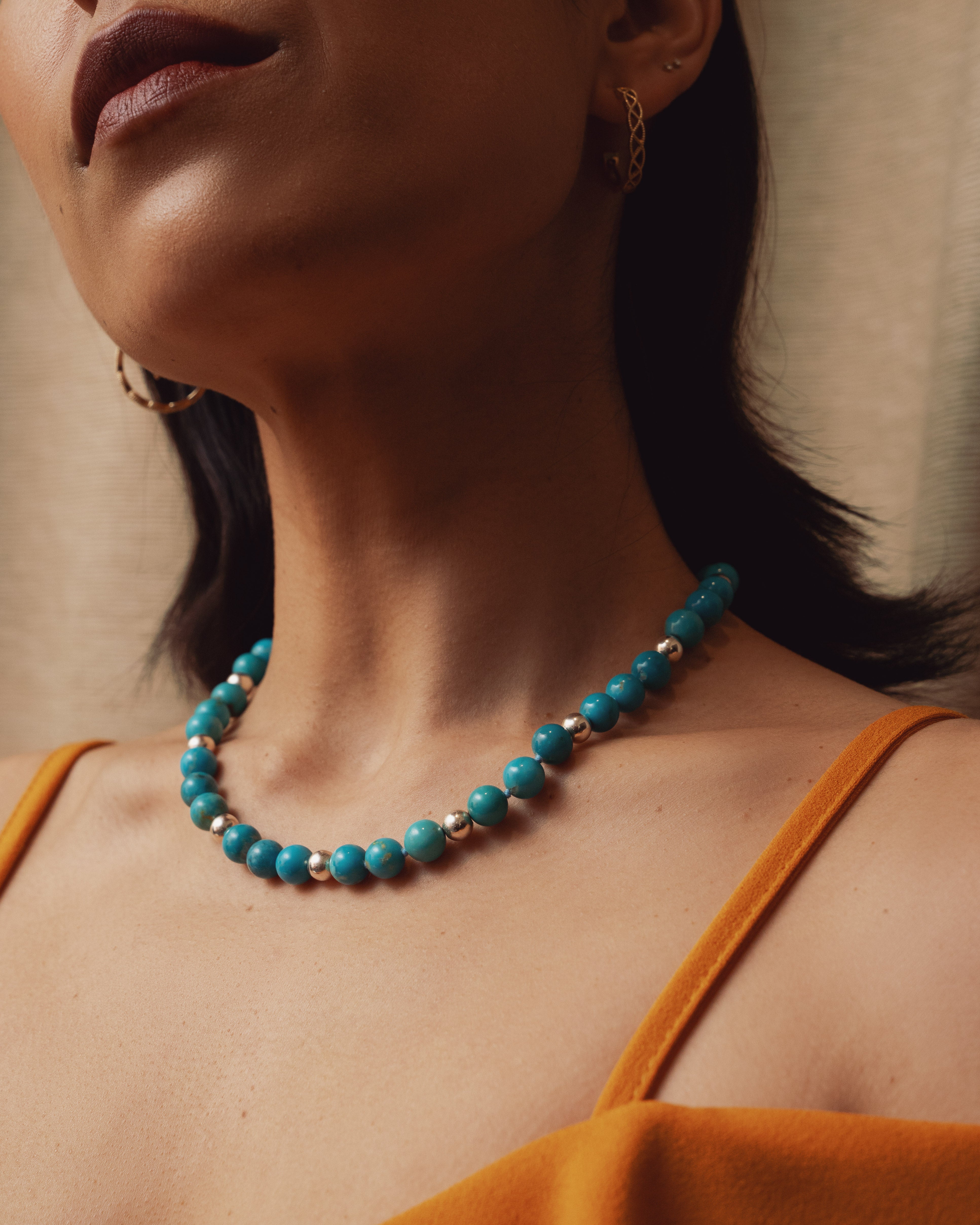 Turquoise Silver Necklace