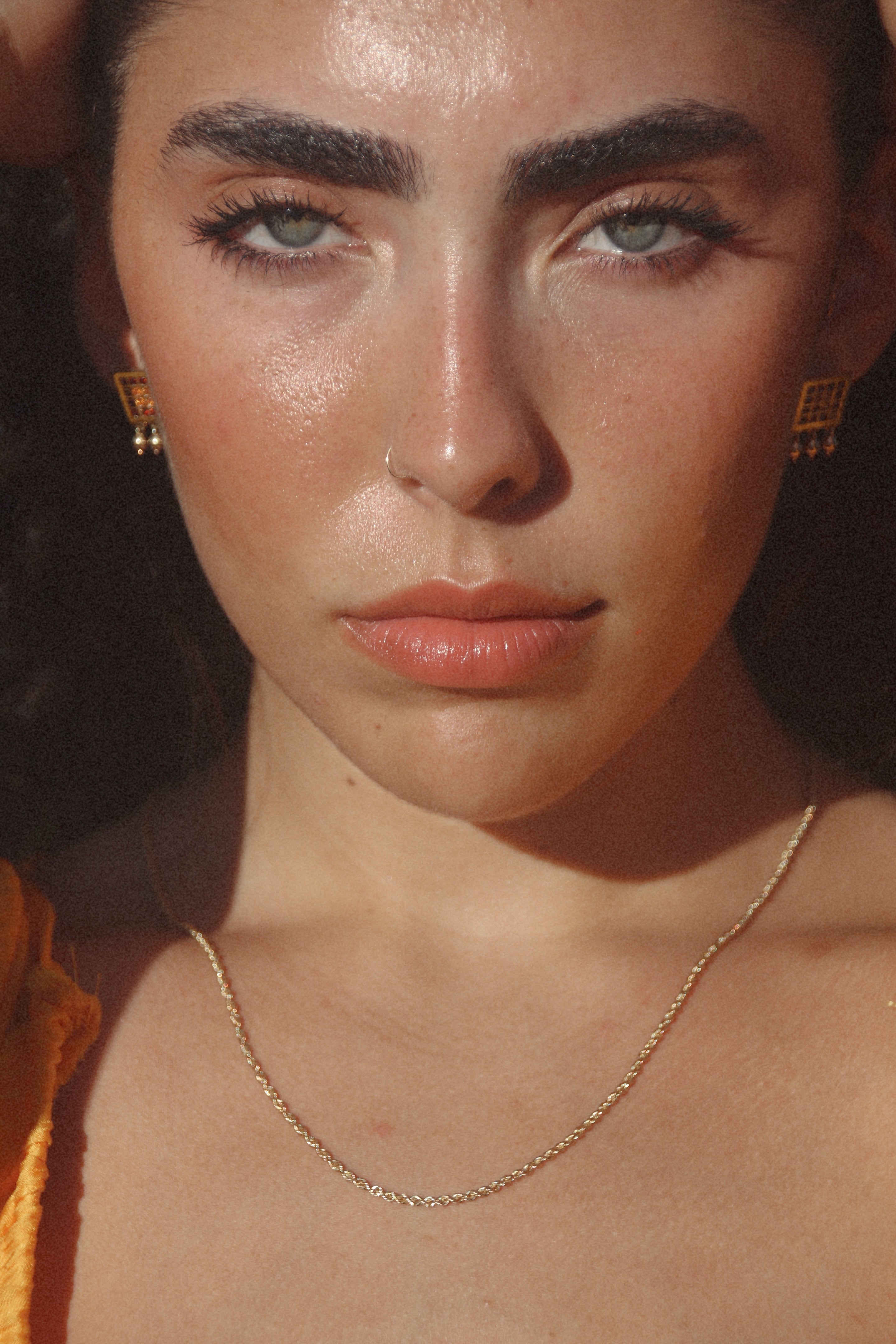 Dangle Square Earrings goldstories