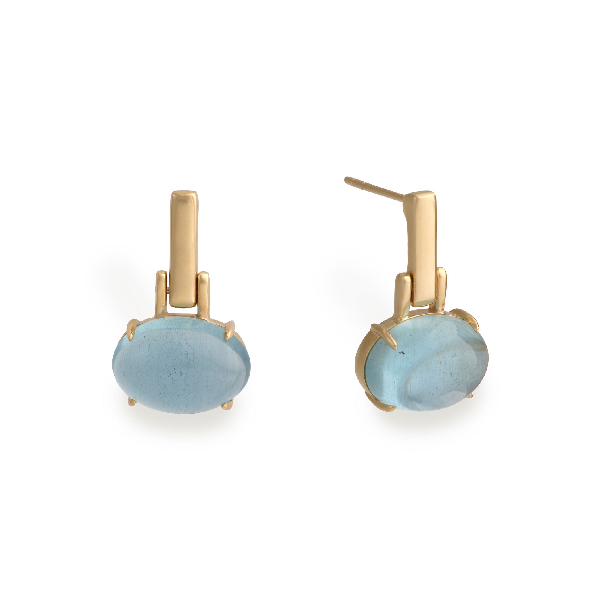 Aqua Drop Earrings