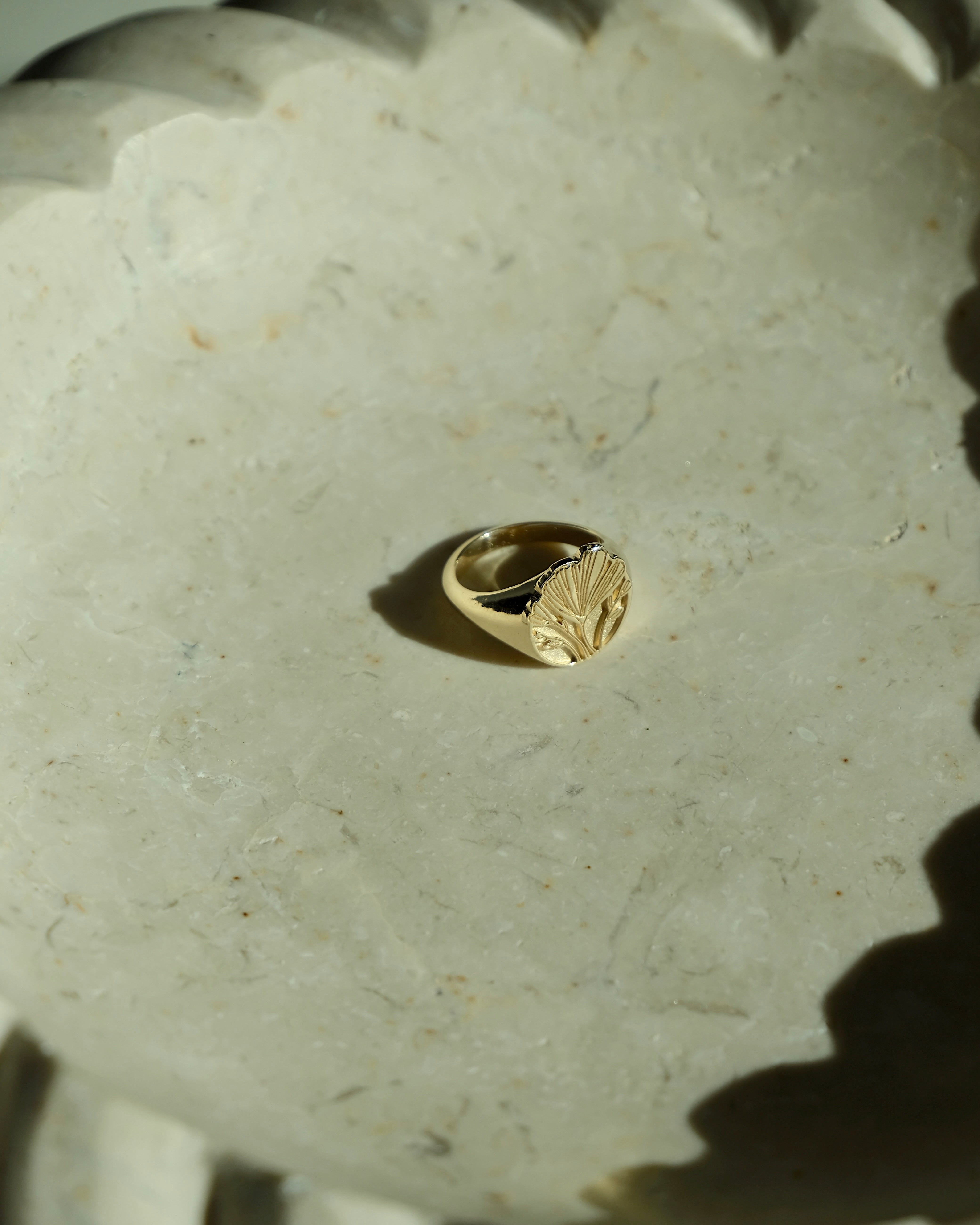 Flora Sagrada Signet Ring