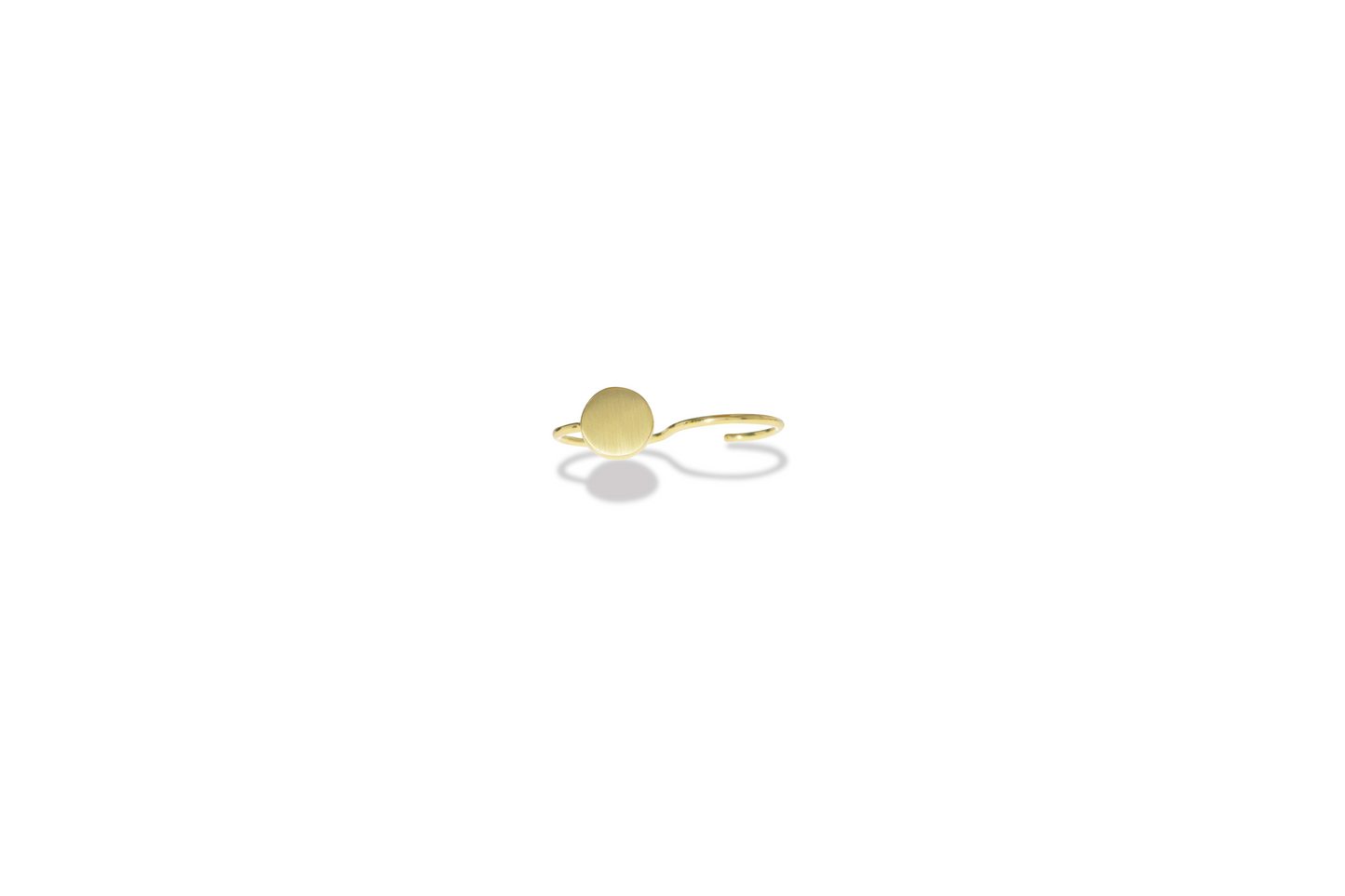 Two-finger Gold Sybille Ring